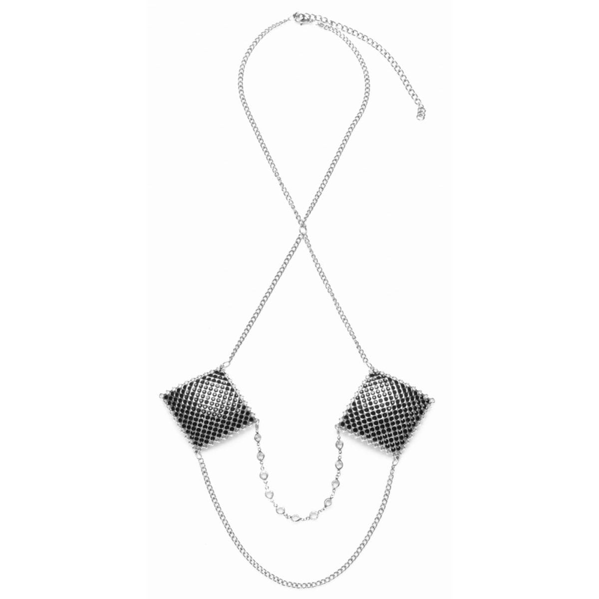 Cottelli Collection &ndash; Nippelschmuck Kette &ndash; Silber