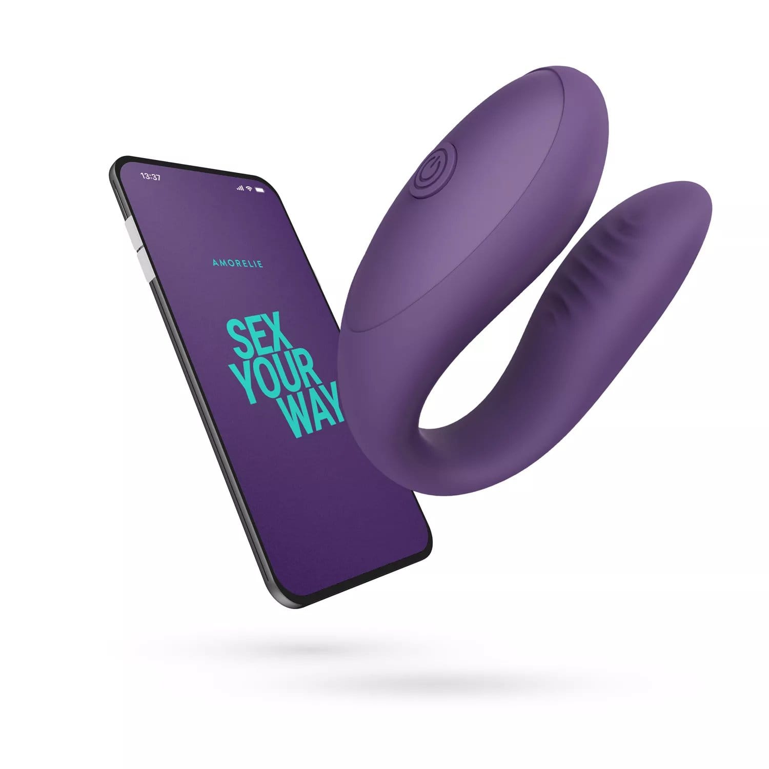 AMORELIE Joy &raquo;Salsa&laquo; App-gesteuerter Paarvibrator