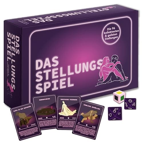 DAS STELLUNGSSPIEL - die 69 ... &auml;hhh nein, die sogar 96 beliebtesten & geilsten Sex Stellungen, Erotisches Kartenspiel f&uuml;r Paare